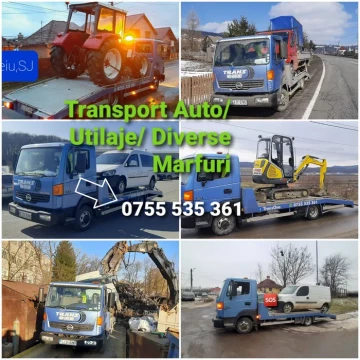 Tractari Auto, Utilitare, Tractoare si Transport Diverse Marfuri